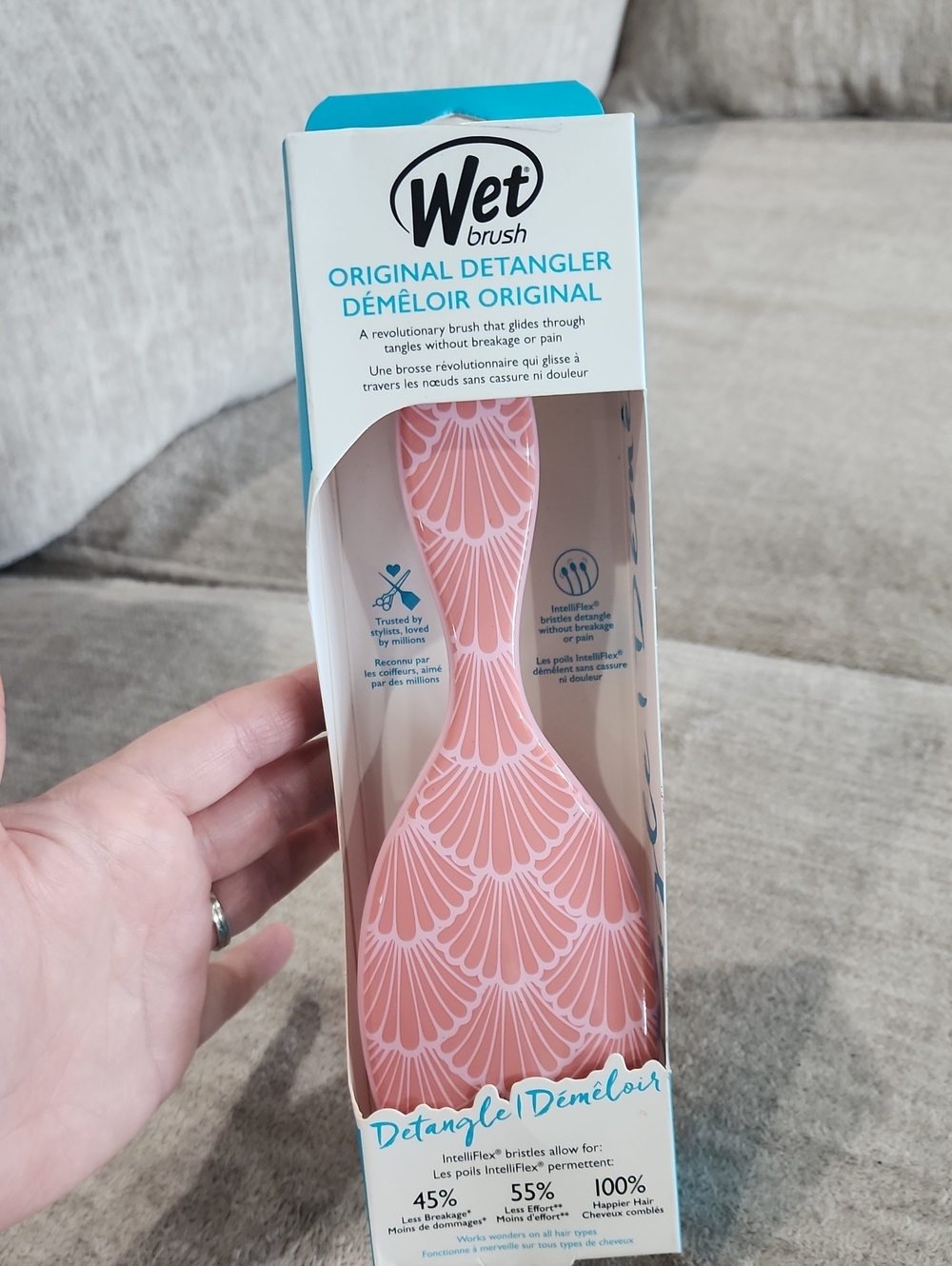 NWT Wet Brush - Pink Sea Shells